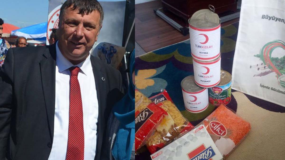 Rezalet! Kızılay’ın erzakları seçim malzemesi oldu