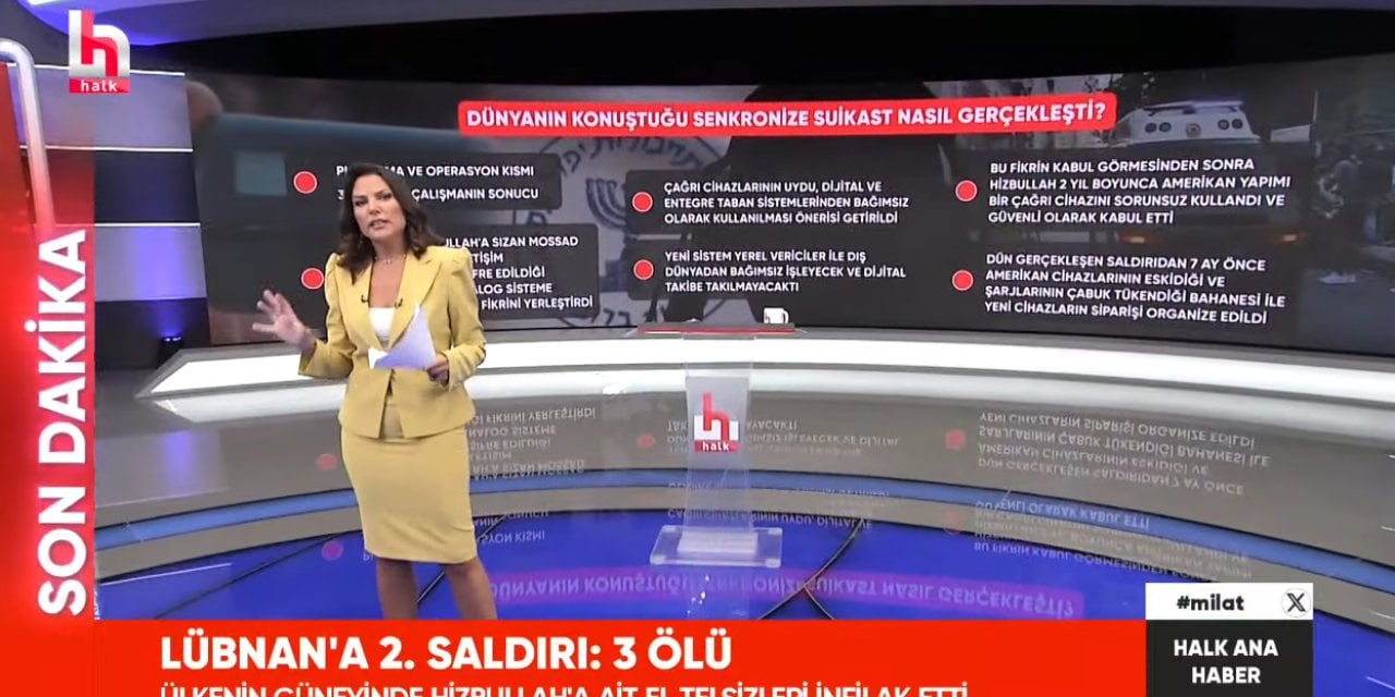 İsrail çağrı cihazları ve telsizleri adım adım böyle patlattı. Bu detaylar sadece Halk TV'de