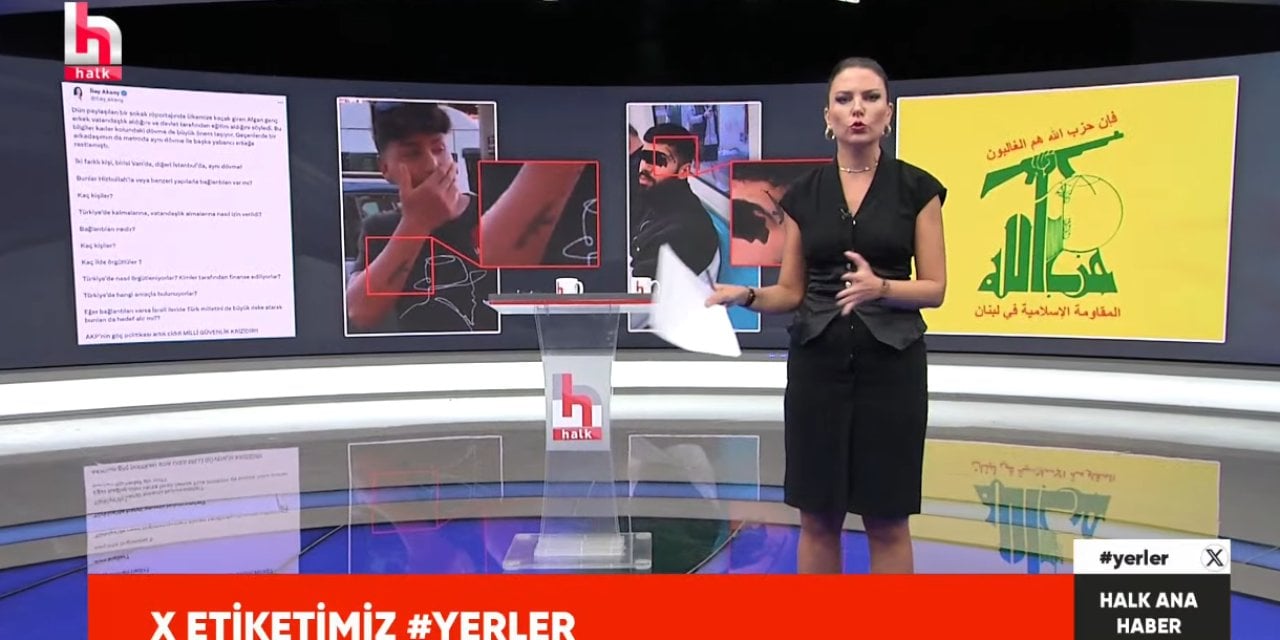 Ece Üner Halk Ana Haber'de Afgan çocuğun dövmesine dikkat çekti