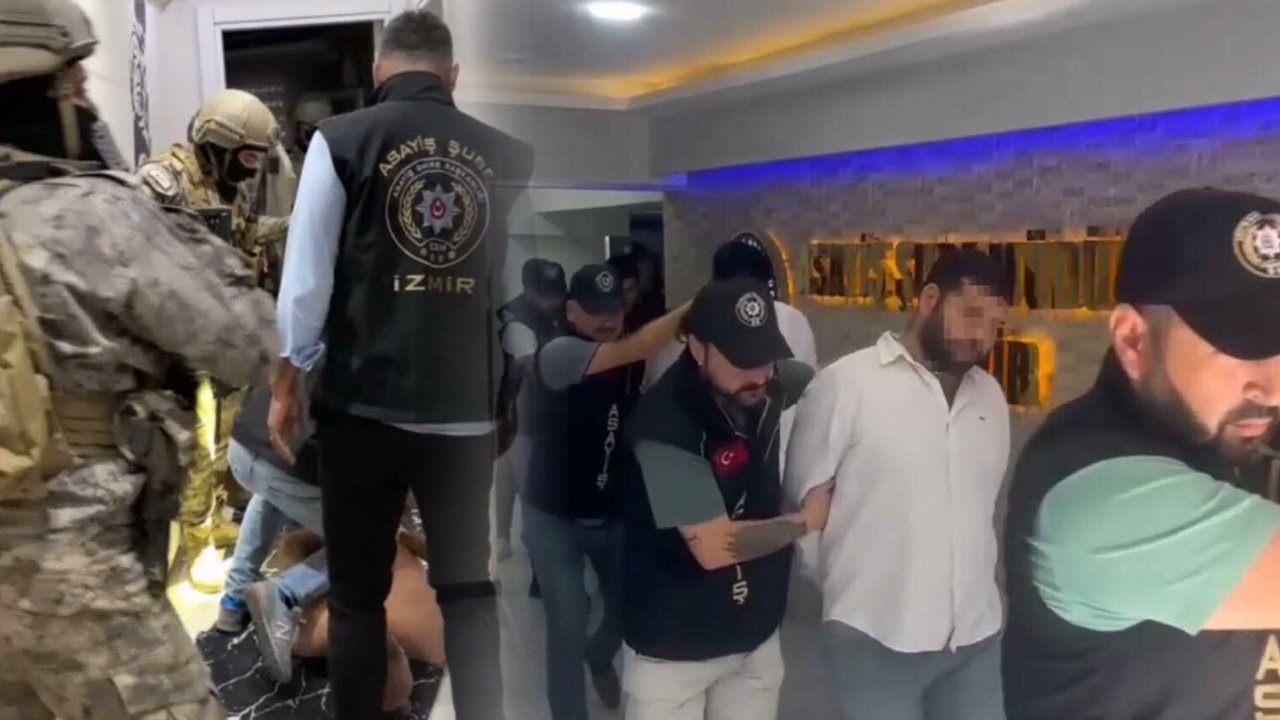 İzmir'de 'Doğanlar' çetesine operasyon: 9 gözaltı