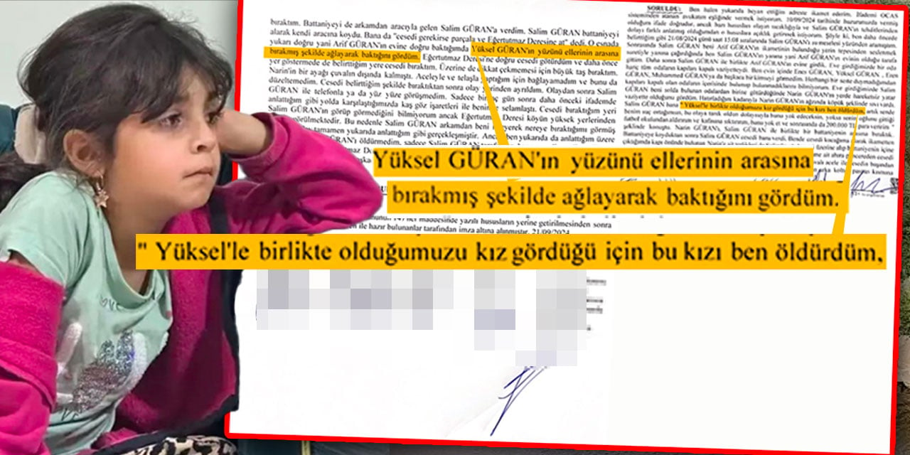 Narin'in öldüğünü annesi ilk günden biliyordu. Narin'in cesedini gömen Nevzat Bahtiyar'ın ek ifadesi