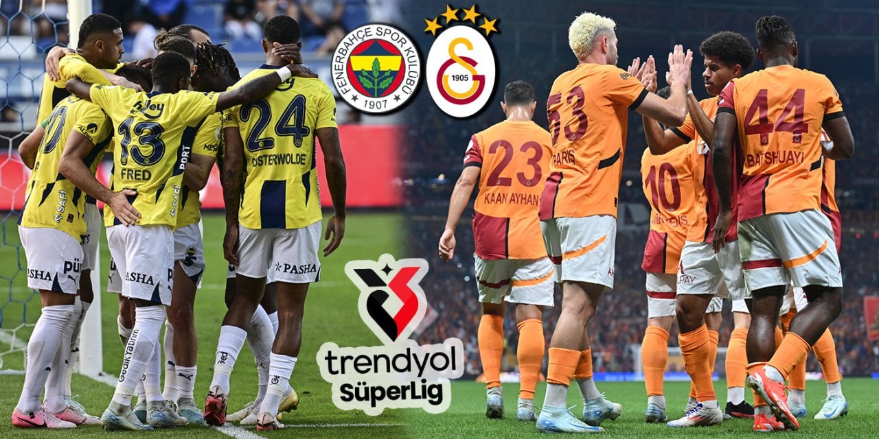 Fenerbahçe Galatasaray derbisinin ilk 11'leri belli oldu