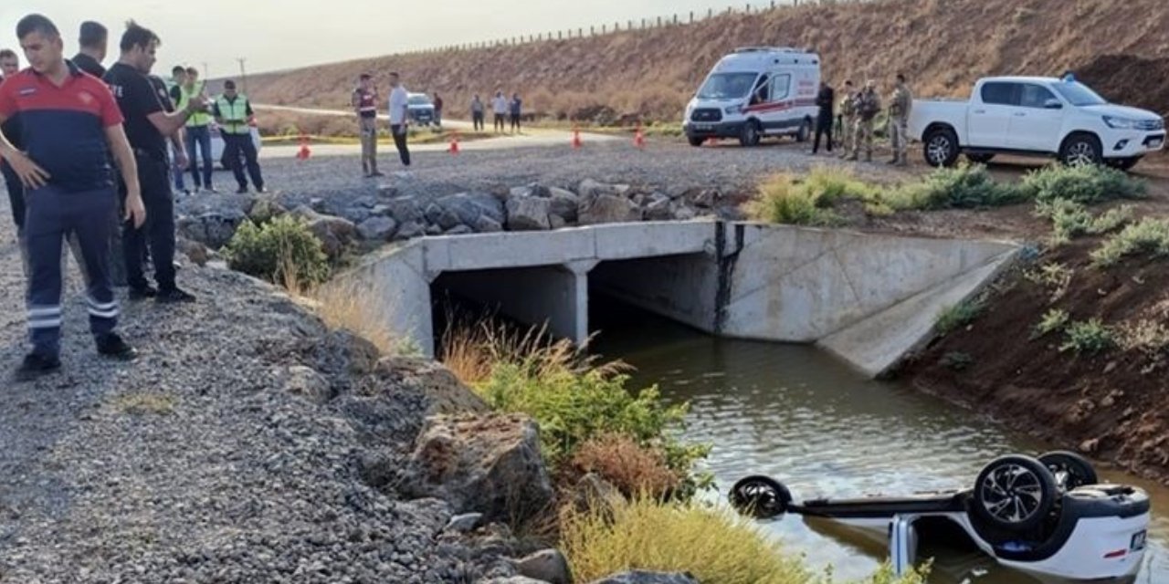 Mardin'de sulama kanalına devrilen cipte 3 kişi öldü