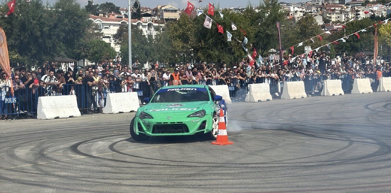 TEKİRDAĞ Fest etkinliğinde drift gösterisi