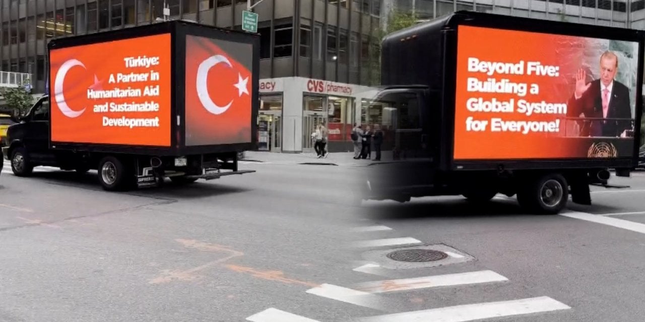 Milyarlar New York'ta akıtıldı! Erdoğan'ın bu sözü reklam olarak sokaklarda döndürüldü