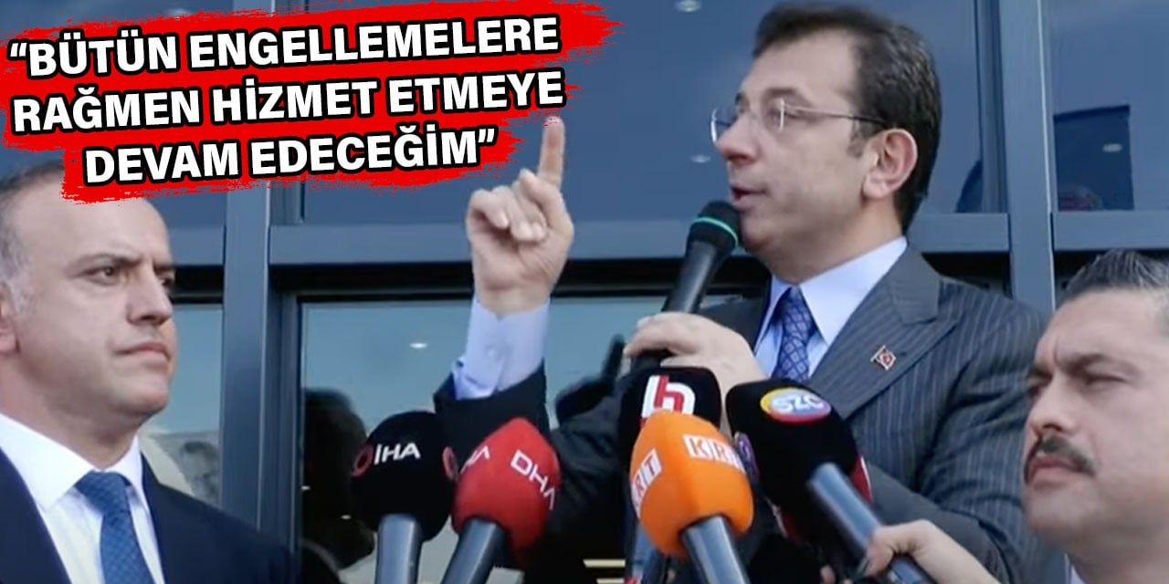 Ekrem İmamoğlu'nun Kent Lokantası açılışı mitinge dönüştü