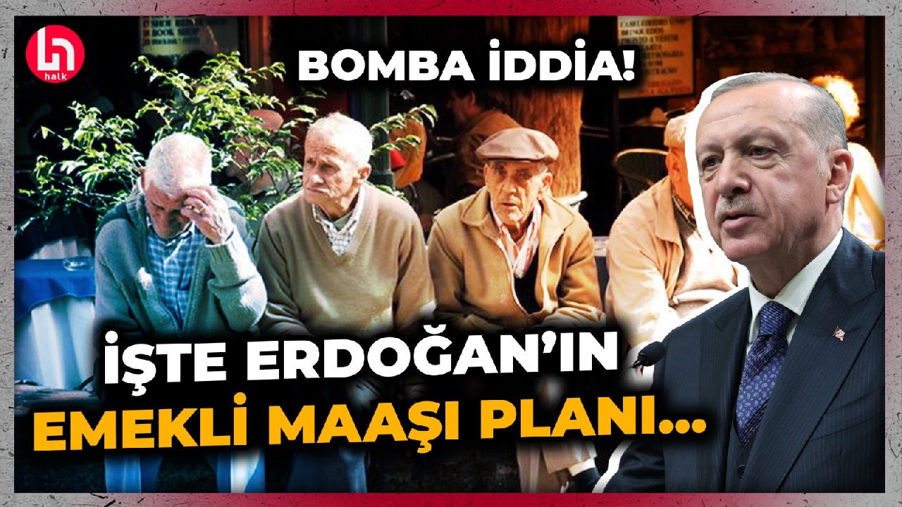 Erdoğan'ın emekli maaşı planı. Canlı yayında açıklandı