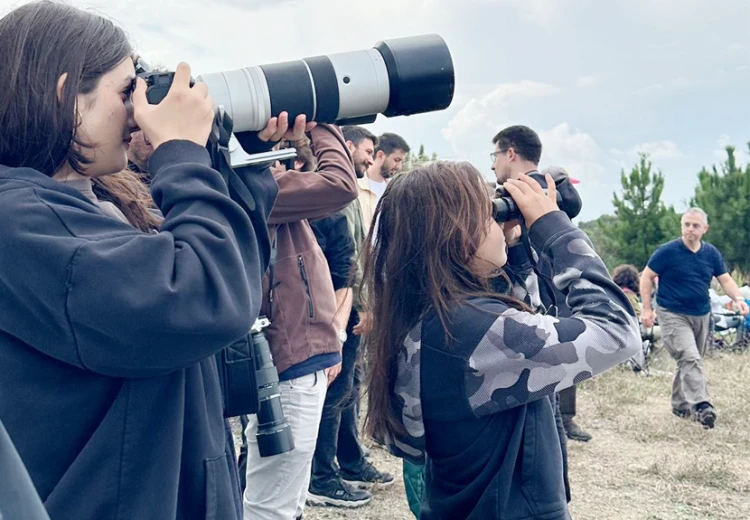 Yırtıcı kuşların göçü Beykoz semalarından işte böyle izlendi!