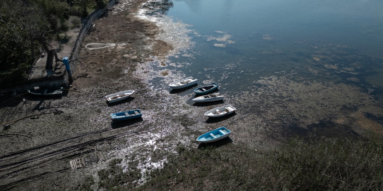 Sapanca Gölü'nde tehlike çanları: Su 17 metre çekildi