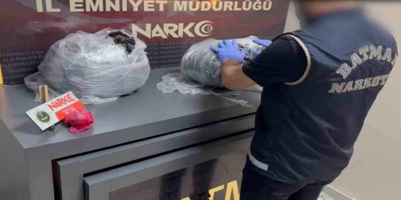 Batman'da durdurulan araçta 6 kilo uyuşturucu yakalanandı: 2 kişi tutuklandı