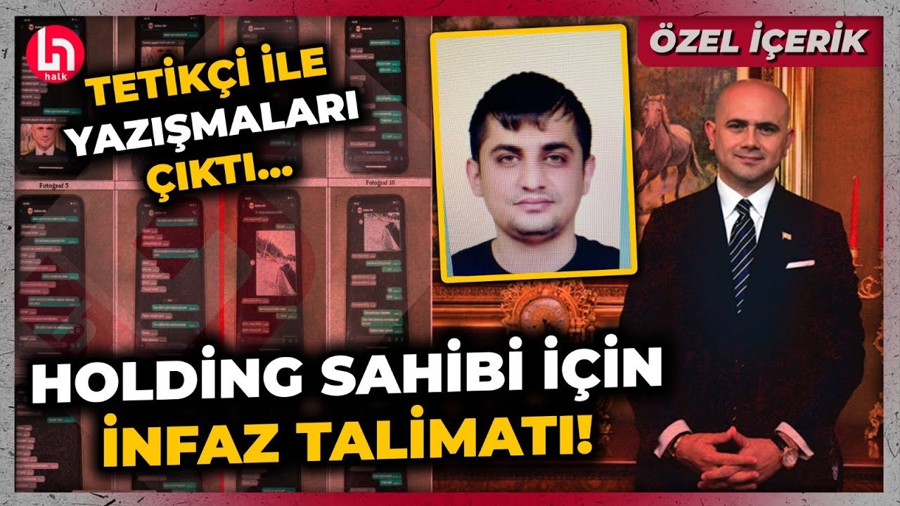 Holding sahibi için infaz talimatı verildi: Çelik yelekli tetikçi ile yazışmaları dosyaya girdi!