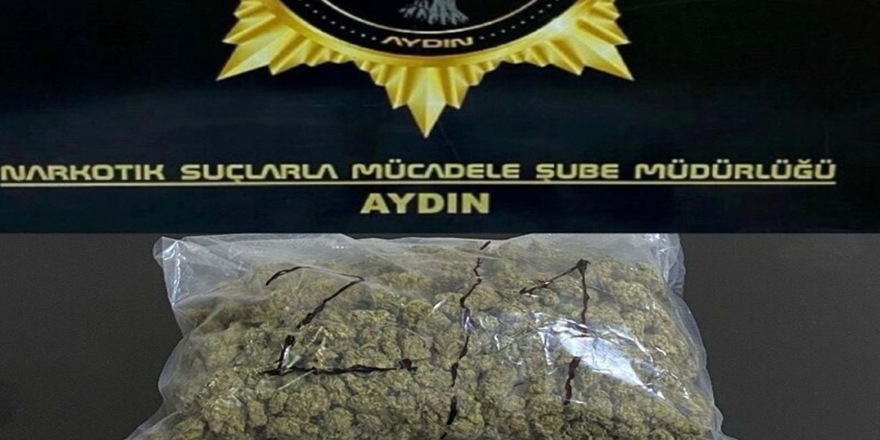 Aydın'da 1 kilogram skunk ele geçirildi: 6 gözaltı