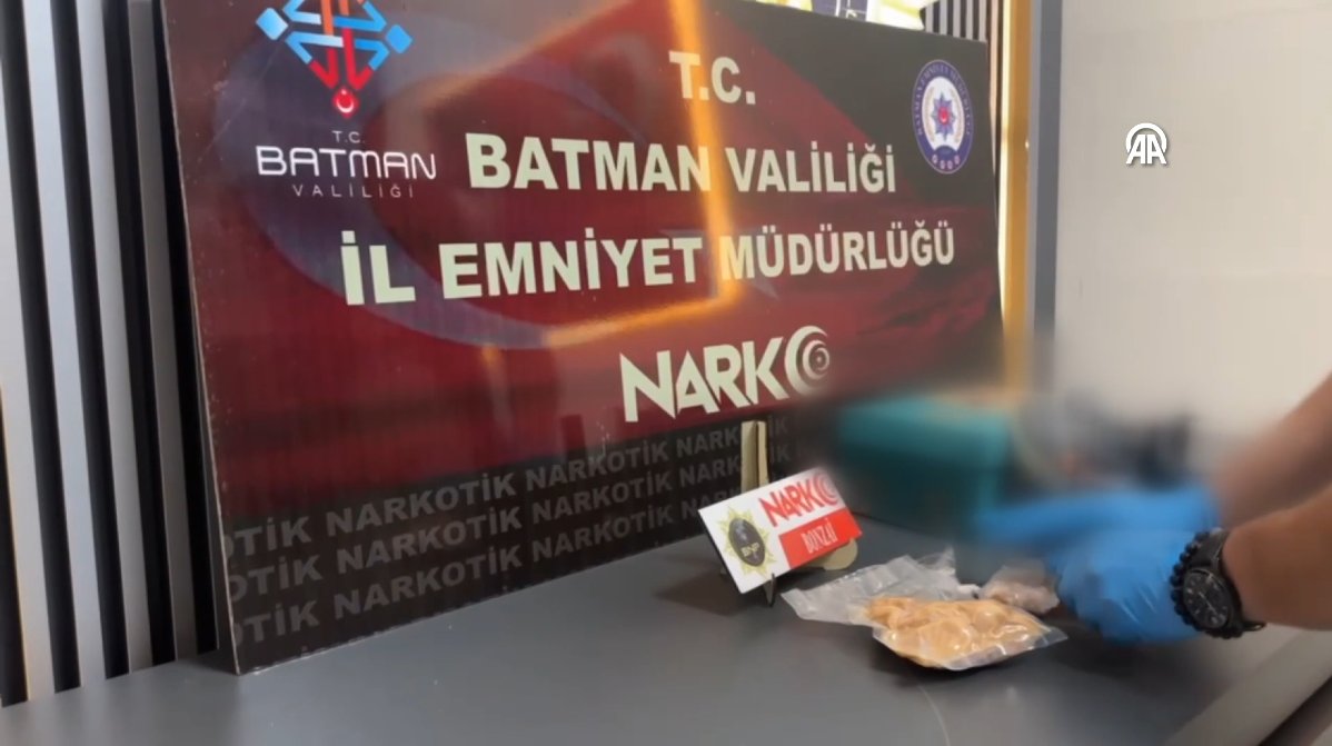 Batman'da yolcu otobüsünde uyuşturucuyla yakalanan şüpheli tutuklandı