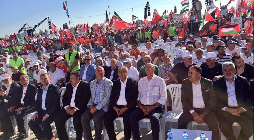 Saadet Partisi'nin 'Büyük Kudüs Mitingi'ne CHP'den destek