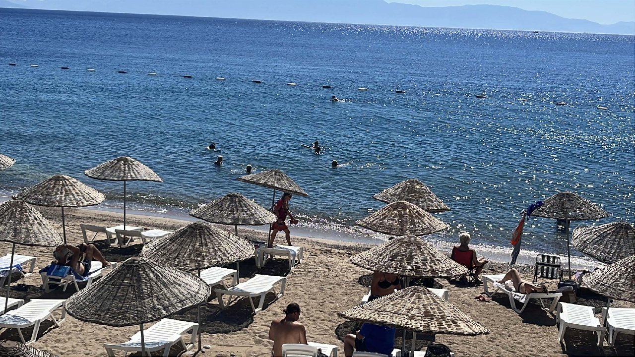 Bodrum'da 'sarı yaz' hareketliliği; turistler tadını çıkardı