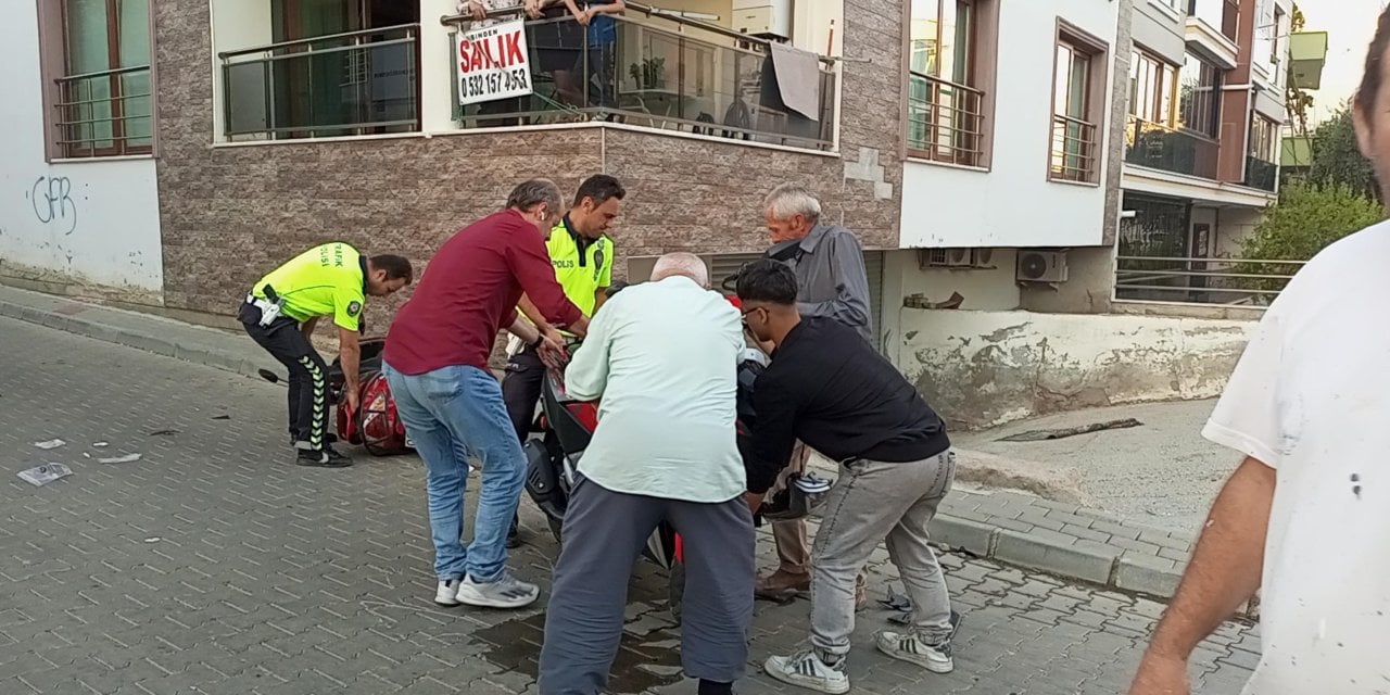 Aydın'da 2 motosikletin çarpıştığı kazada 3 kişi yaralandı