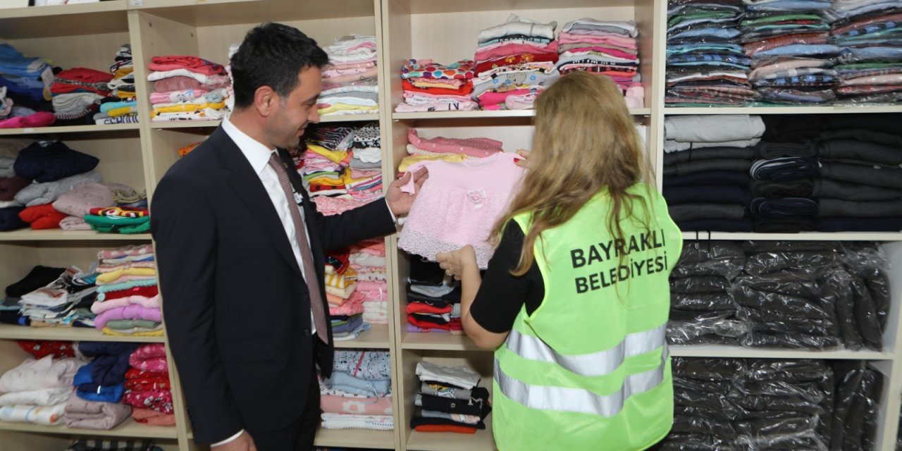 Bayraklı Belediyesi' vatandaşın giyim ihtiyacını 'Sosyal Market' ile karşılayacak