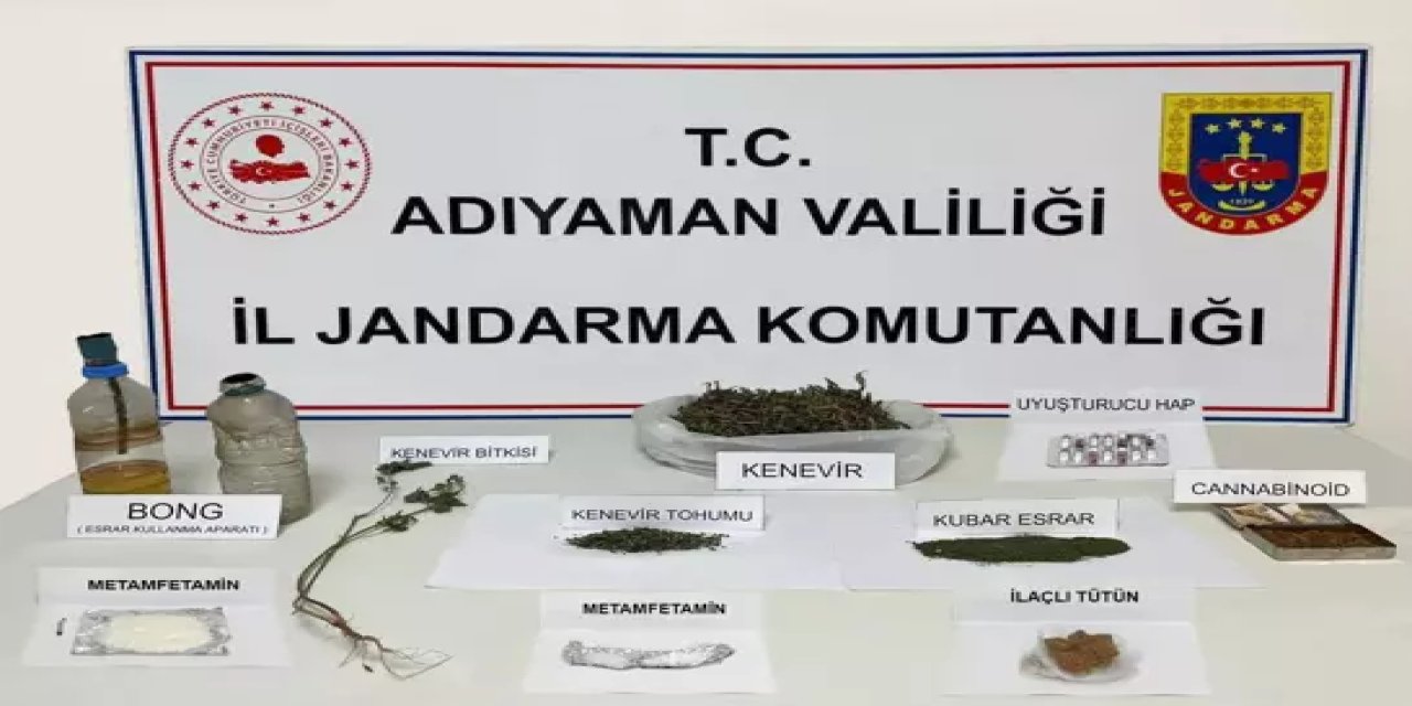 Adıyaman'da uyuşturucu operasyonu yapıldı 5 kişi gözaltına gözaltı