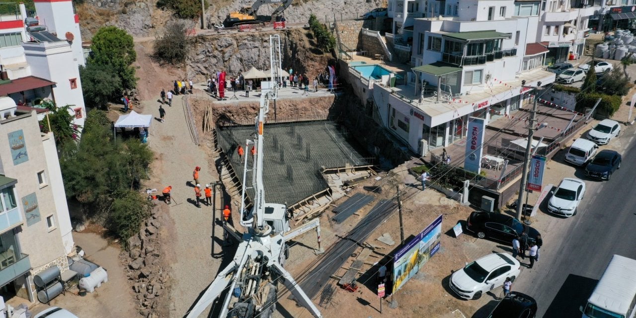 Bodrum Belediyesinden Yedinci Anaokulu Saadet Canbaz Anaokulunun Temeli Atıldı