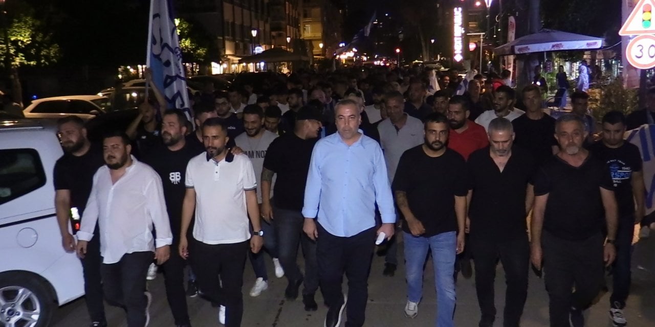 Adana Demirspor taraftarı Murat Sancak için sokağa döküldü