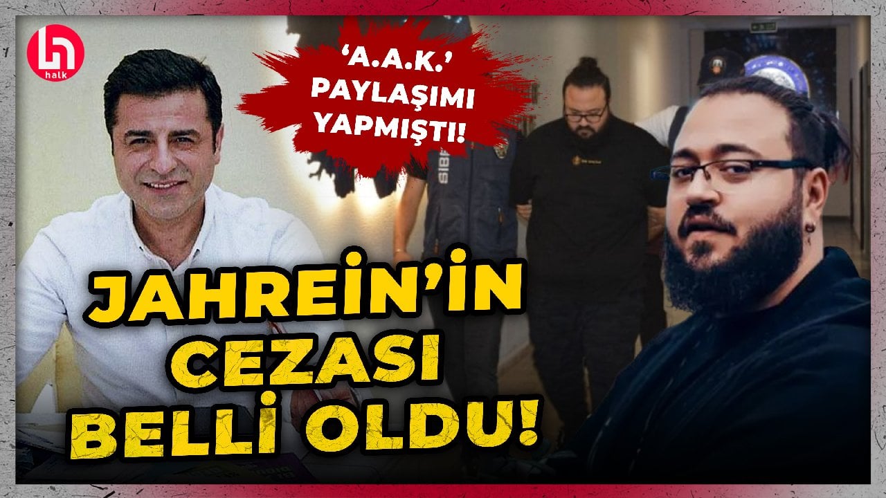 Selahattin Demirtaş'ın annesine küfreden 'Jahrein'in cezası belli oldu!