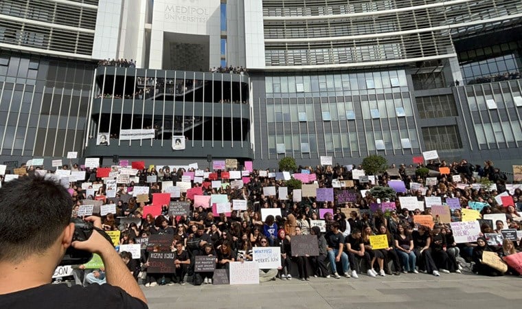 Sur katilinin öldürdüğü Ayşenur Halil’in üniversitesinde protesto!