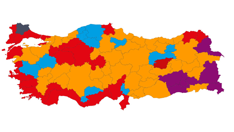 Son dakika: Anadolu Ajansı açıkladı, İstanbul kırmızıya döndü