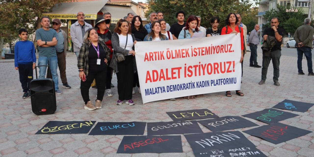 Malatya’da kadın cinayetleri protestosu: Şiddete, karanlığa, hukuksuzluğa geçit yok