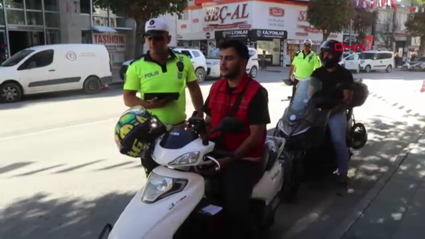 Burdur'da 4 günde 38 araç trafikten men edildi