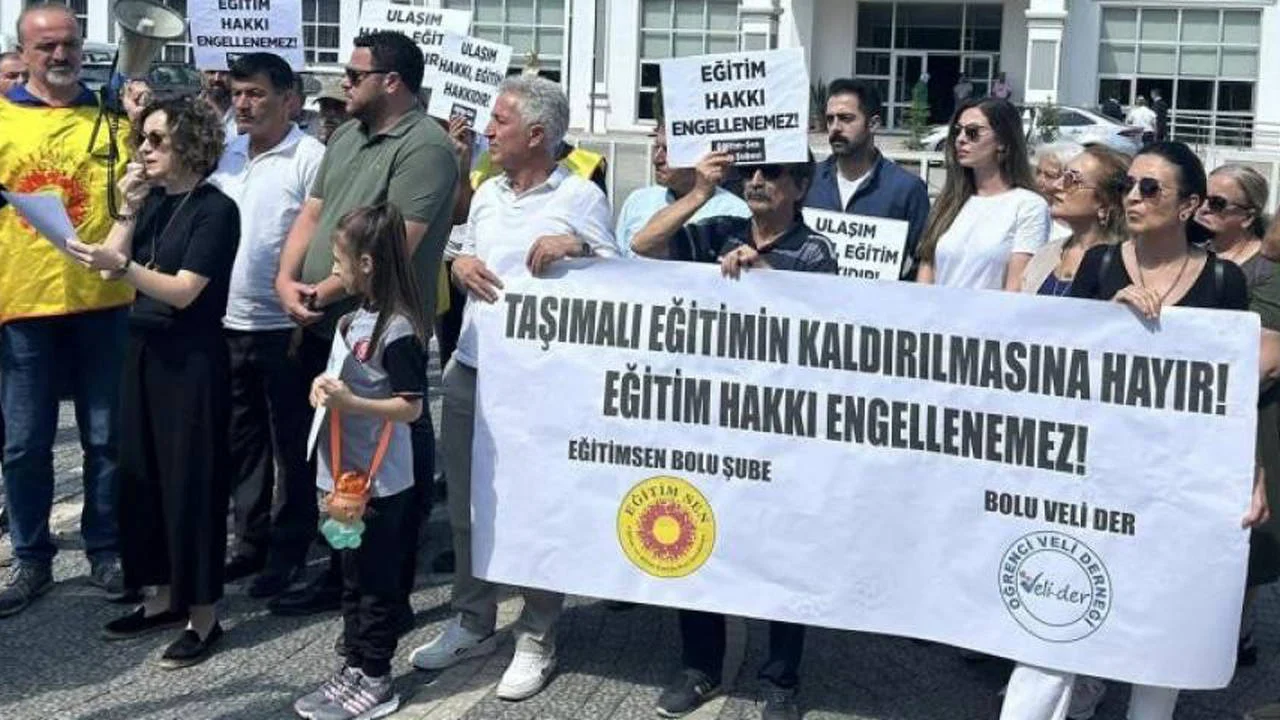 Taşımalı eğitim kısıtlandı veliler ayağa kalktı