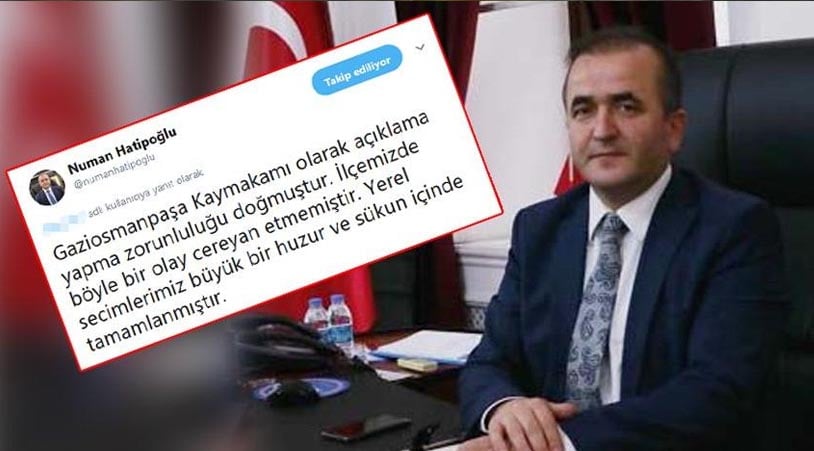 Yandaş medyanın provokatif haberine kaymakamdan yalanlama