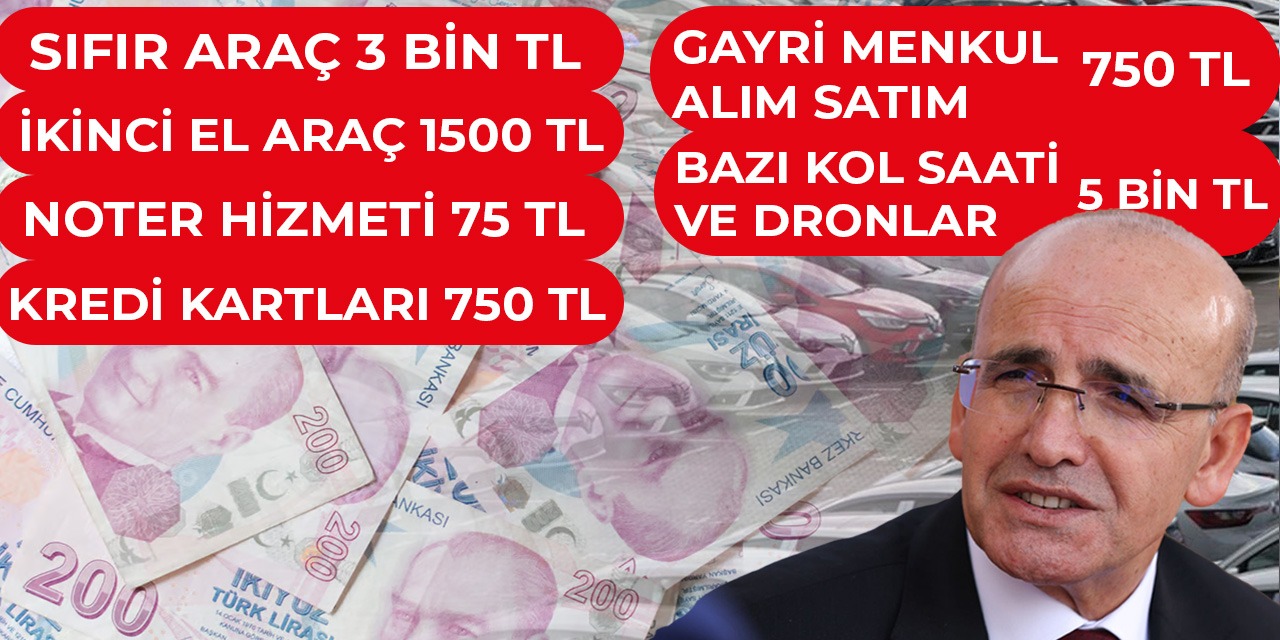 Mehmet Şimşek'in yeni vergi listesi. Türkiye yüzyılı tam gaz