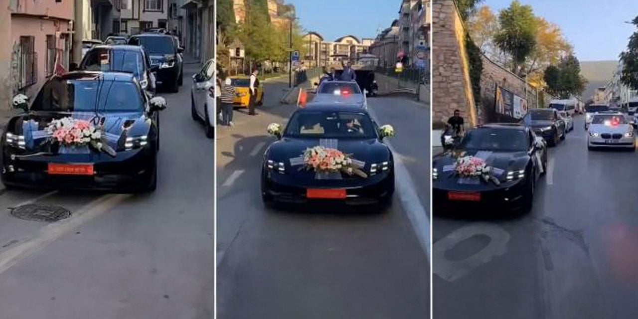 Ülkü Ocakları Başkanı'nın Porsche'lu şovu