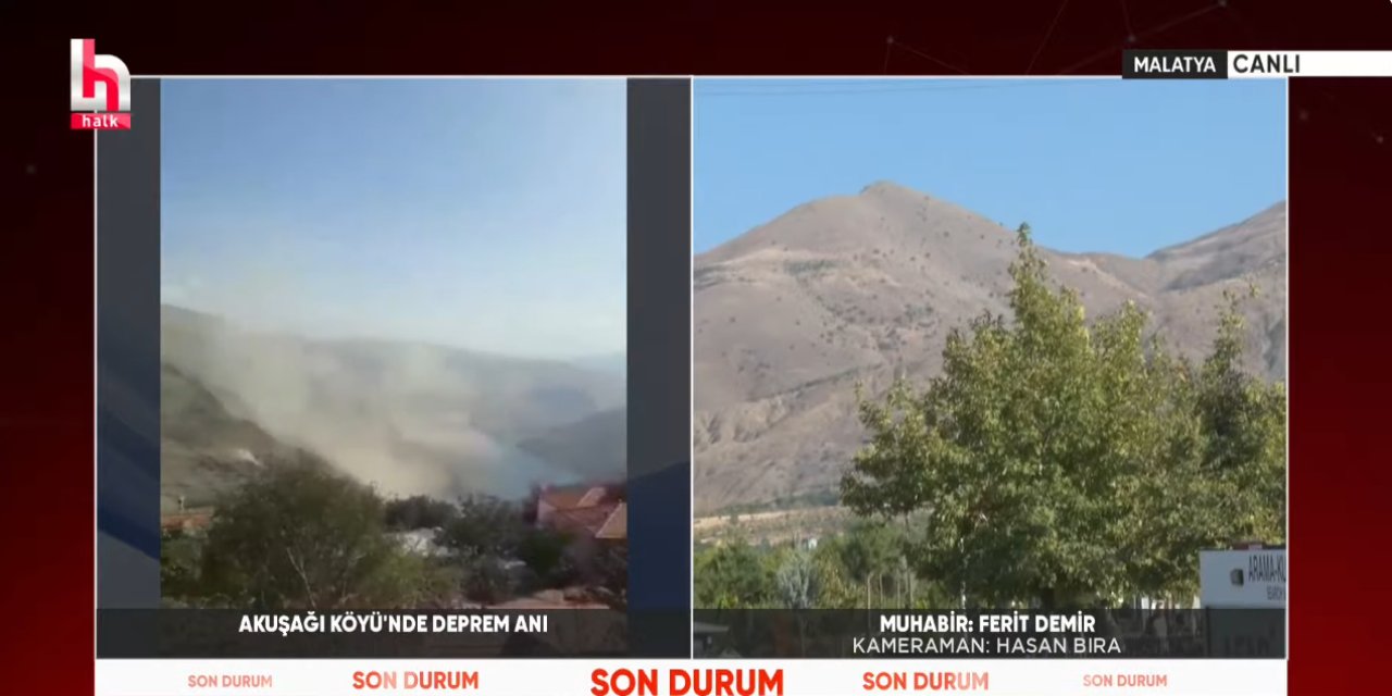 Halk TV ekibi depremin merkez üssü olan o ilçeye girdi