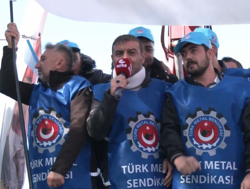 Türk-iş mitingine katılan işçiler: “Maaşlar yetmiyor, yeter artık”