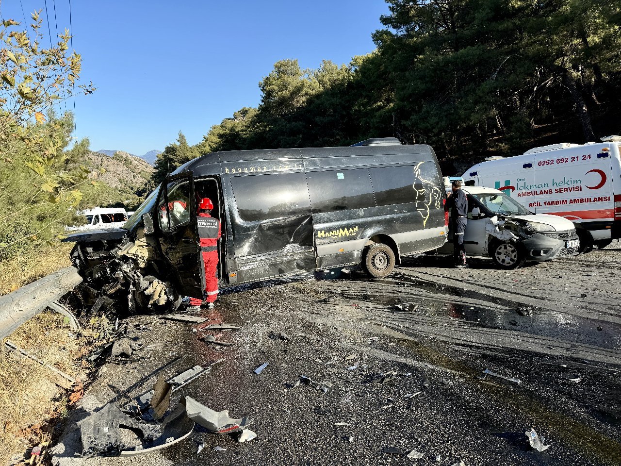 Zincirleme trafik kazasında 5 kişi yaralandı