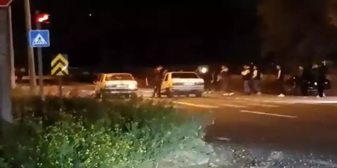 Bolu'da yasak yarış. D100 kara yolunu kapattılar