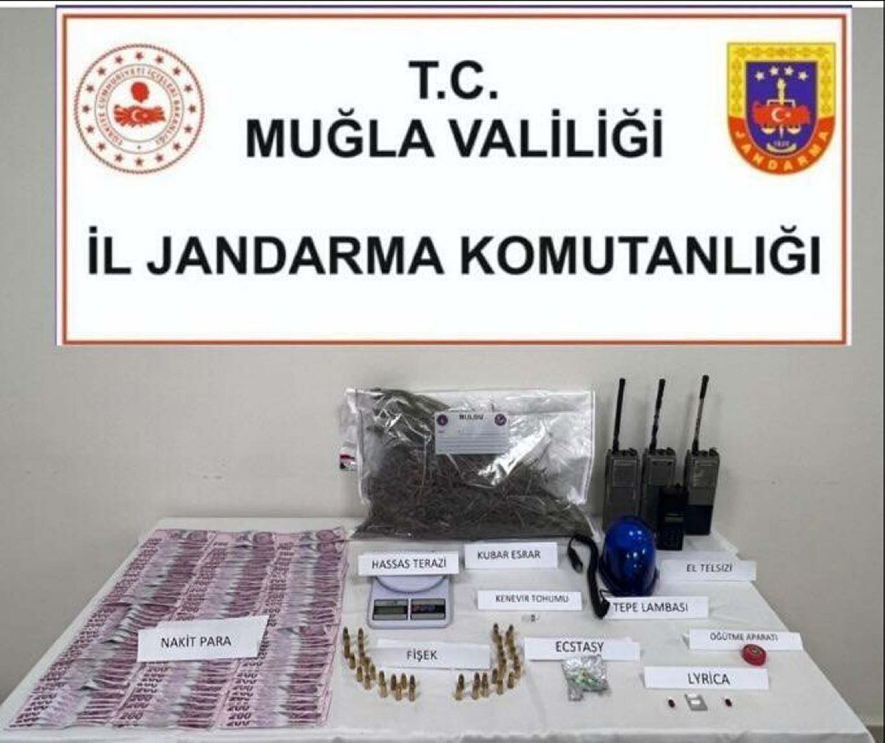 Muğla'da uyuşturucu operasyonunda 11 gözaltı