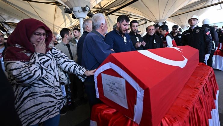 TUSAŞ şehidi mühendis Zahide Güçlü Ekici son yolculuğuna uğurlandı