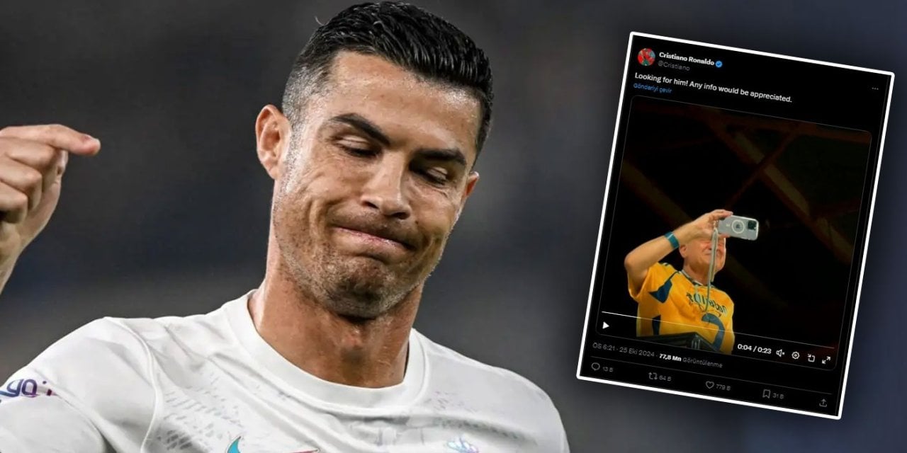 Ronaldo yardım istedi. Her yerde onu arıyor