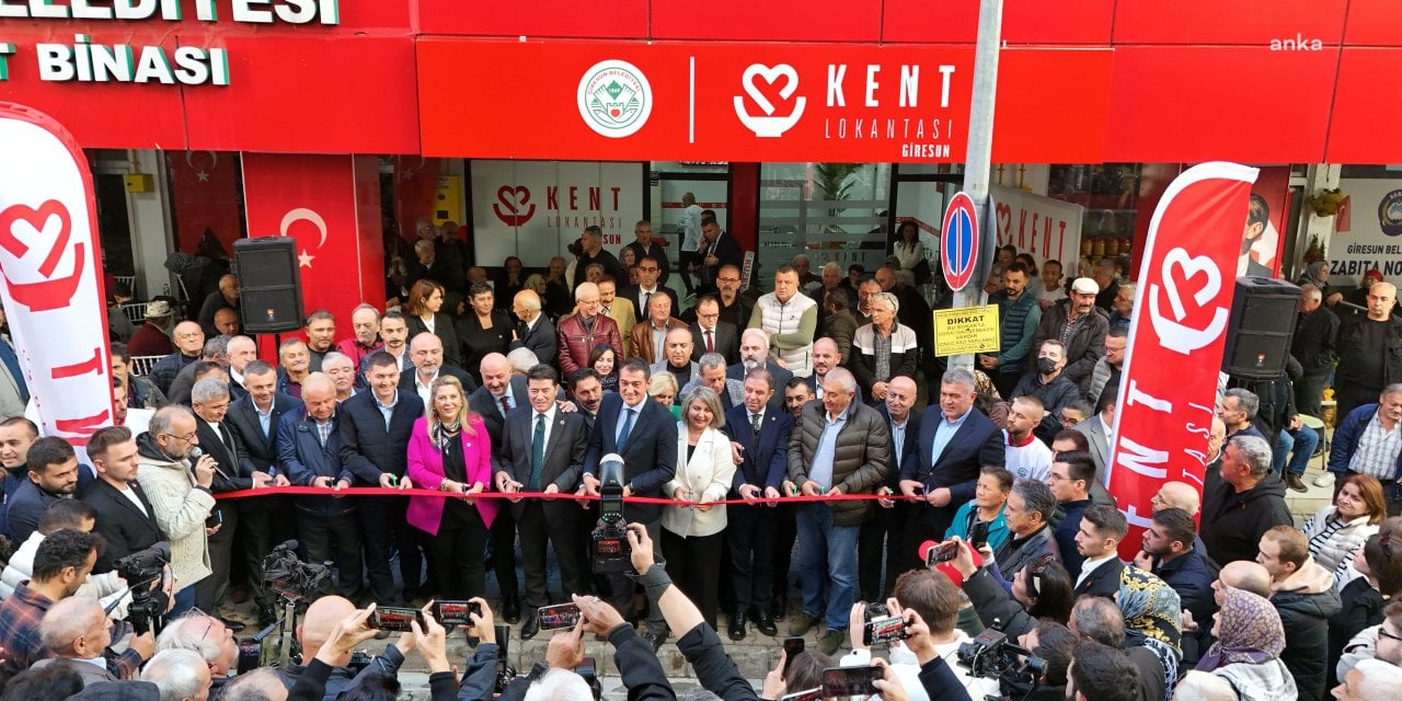 Giresun Belediyesi Kent Lokantası'nı hizmete açtı