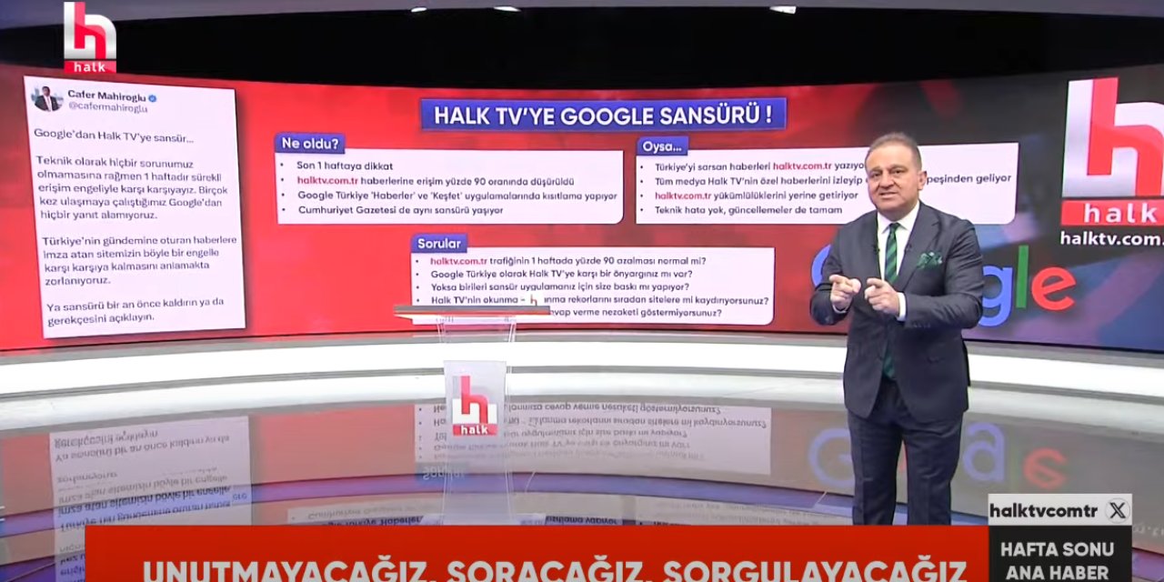 Google'den halktv.com.tr'ye sansür: Trafik Yeni Doğan Çetesi sonrası bıçak gibi kesildi!