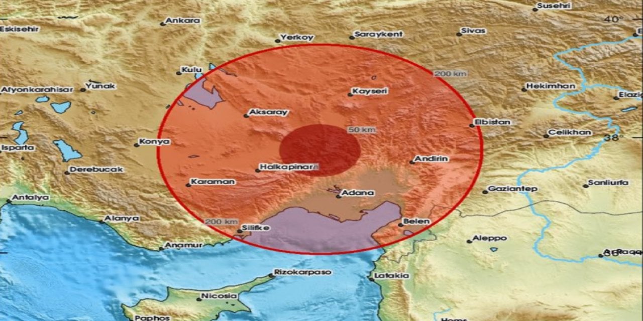 Adana 5 büyüklüğünde depremle sarsıldı