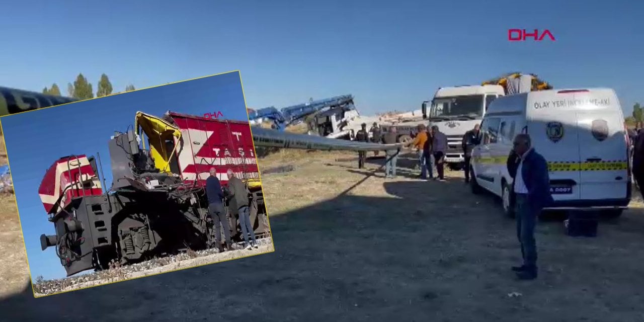 Muş'ta tren beton pompasına çarptı: 1 ölü 2 yaralı