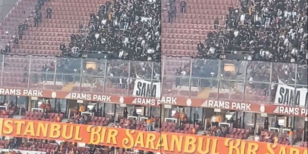 Derbi öncesi kavga çıktı. Tribün karıştı