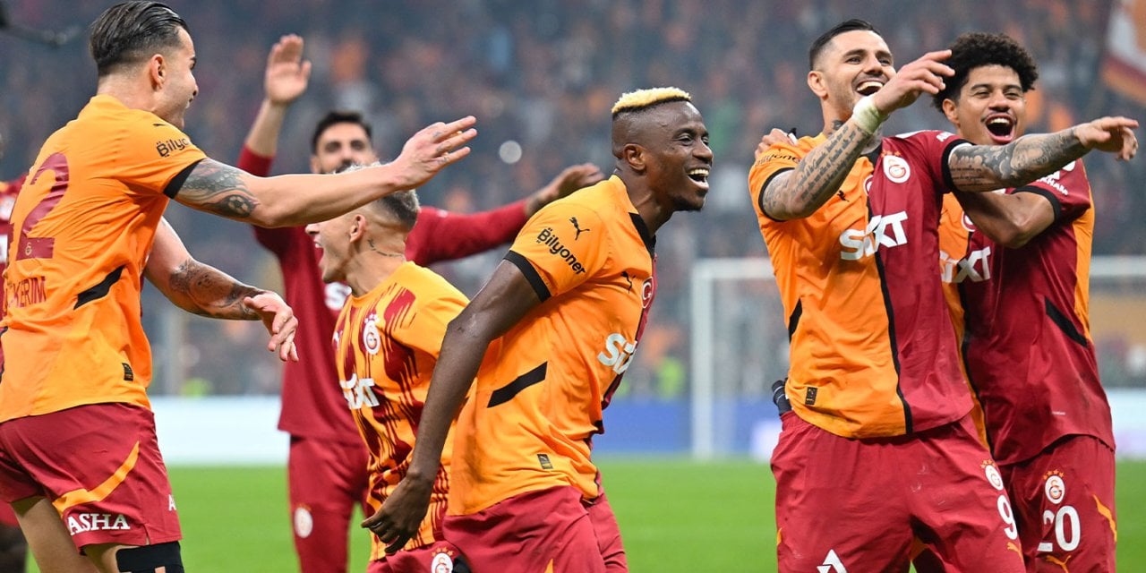 Galatasaray derbi paylaşımı yaptı. Bütün takımları karşısına aldı