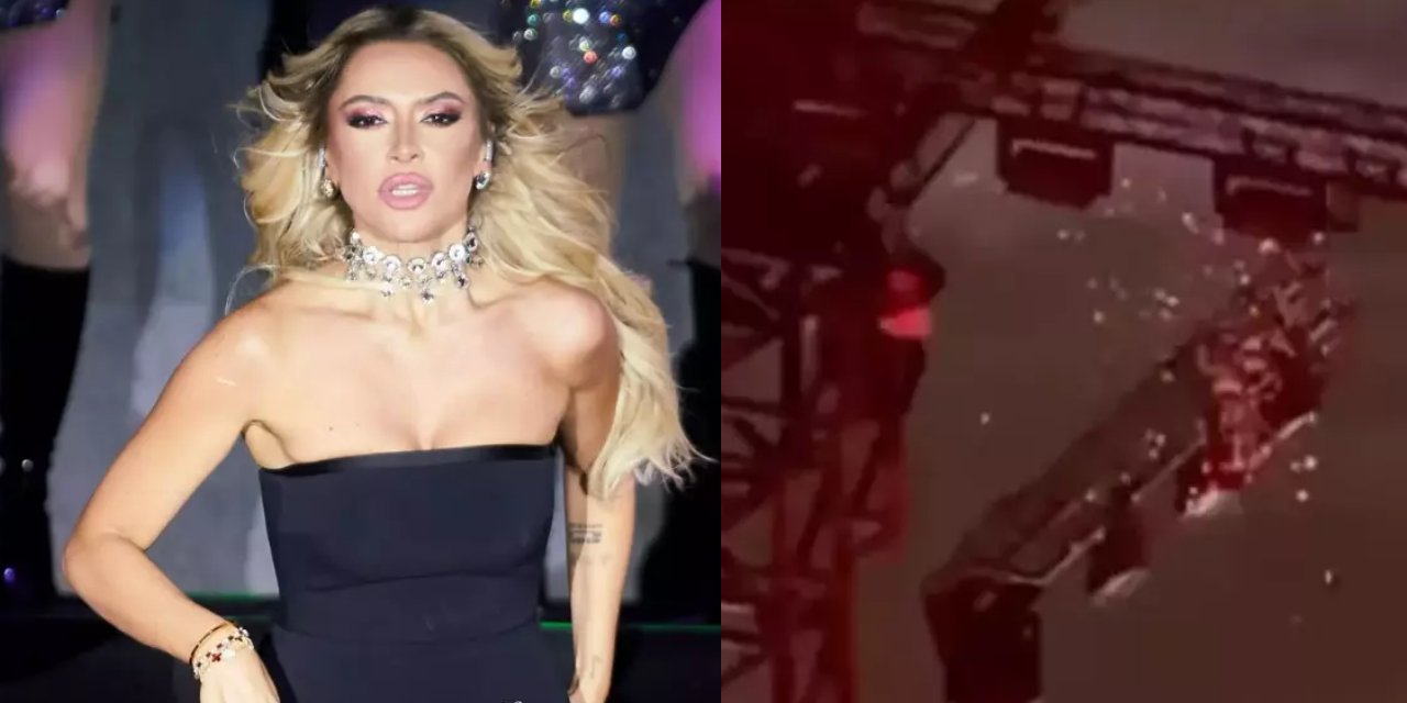 Hadise konserinde yangın paniği