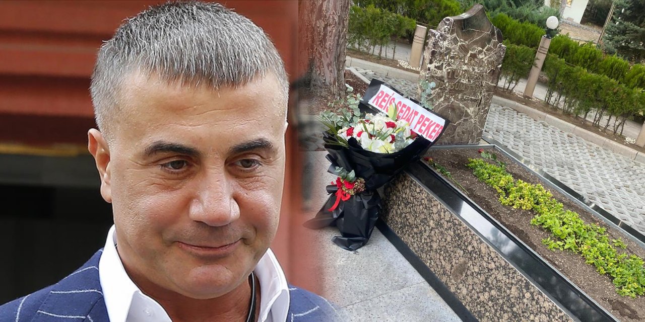 Sedat Peker Alparslan Türkeş’in kabrine çiçek gönderdi