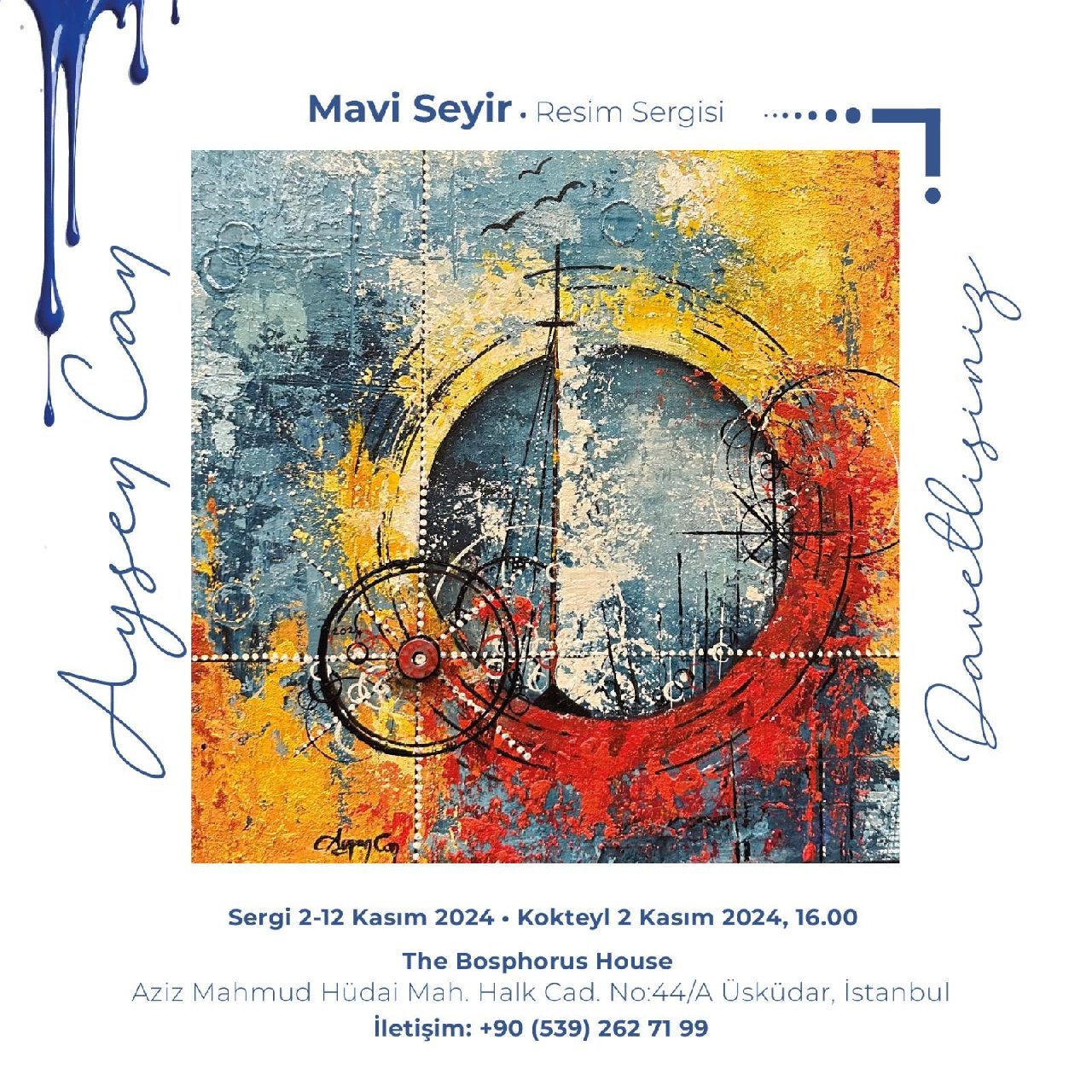 'Mavi Seyir' sanat severler ile buluşacak