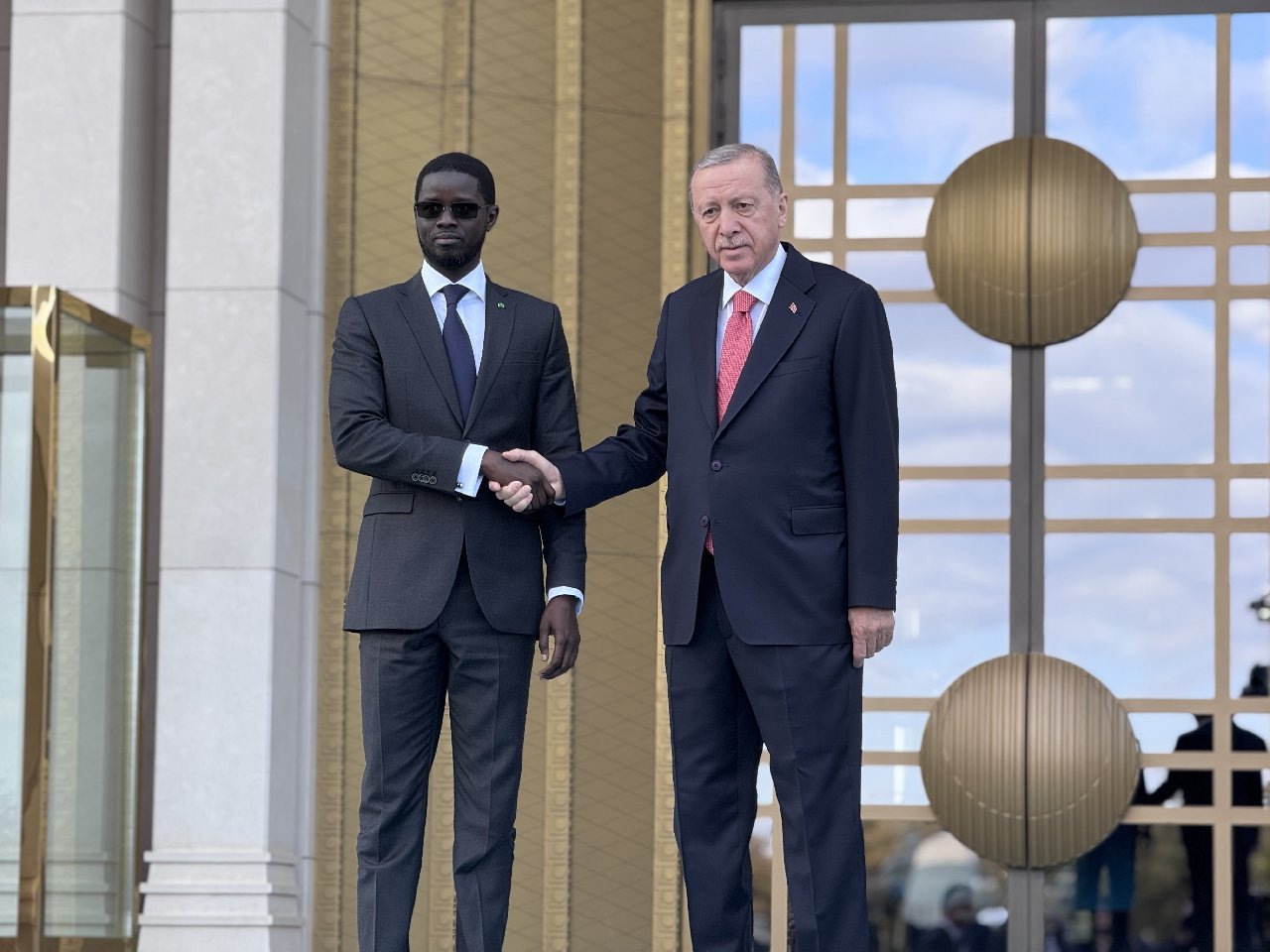 Erdoğan, Senegal Cumhurbaşkanını resmi törenle karşıladı